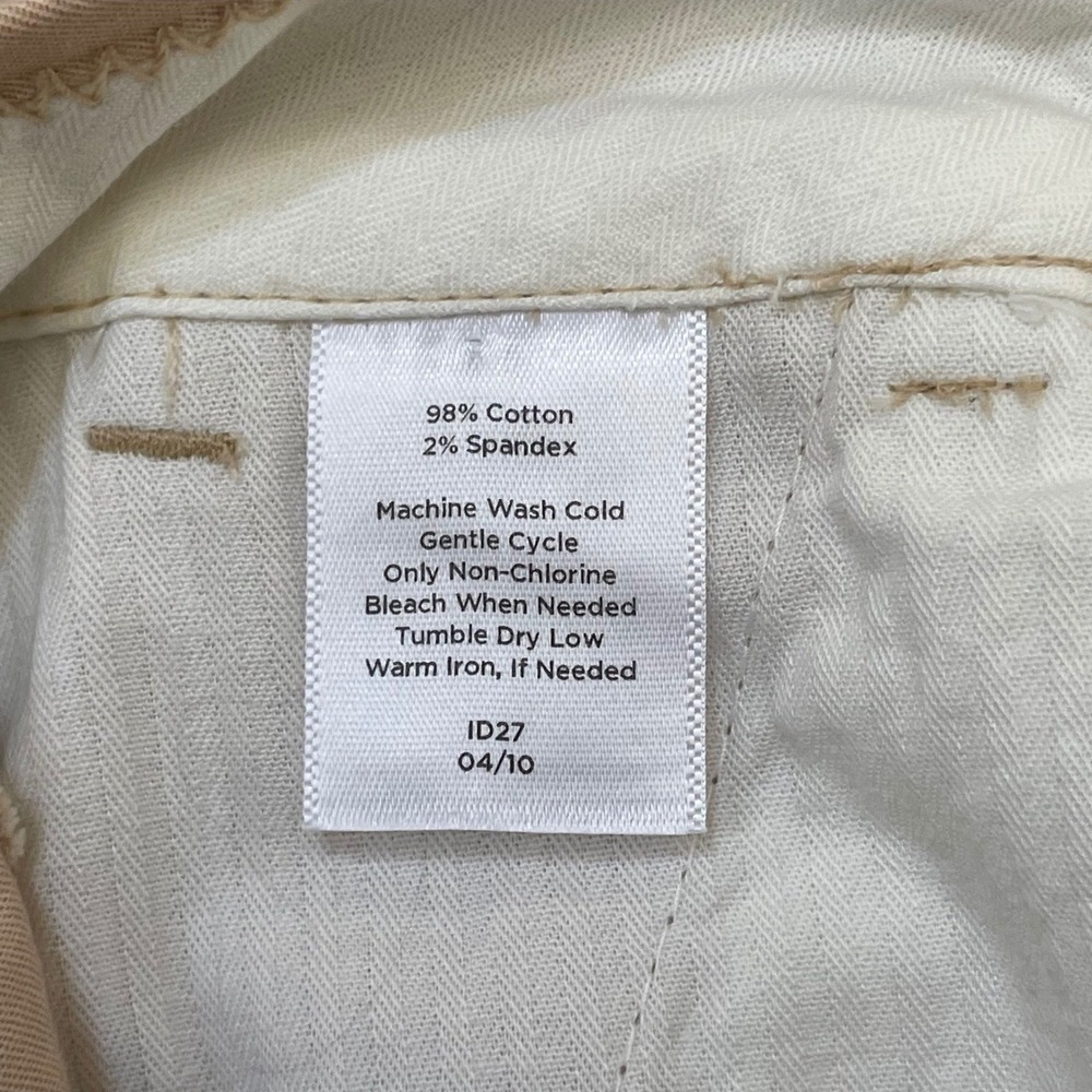 Talbots Petites Signature Pants Women 12P Beige Cropped Stretch NWT - Picture 8 of 16